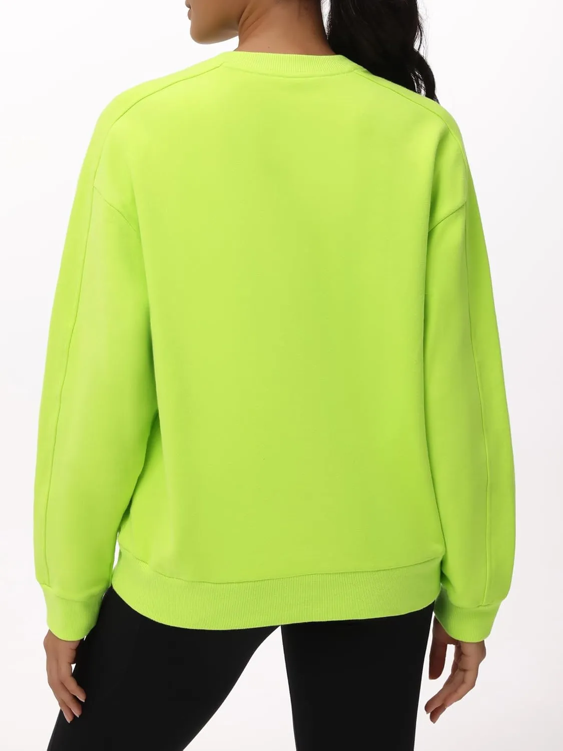 THE GYM PEOPLE Womens' Fleece Crewneck Loose fit Soft Oversized Pullover Sweatshirt