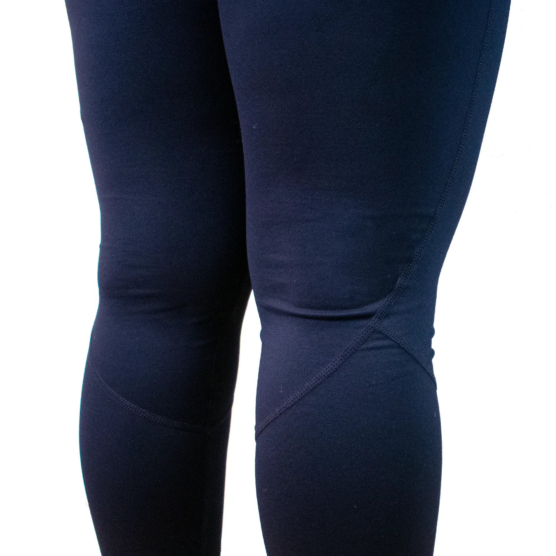 Women's High Waisted Ankle Leggings - Navy Blue