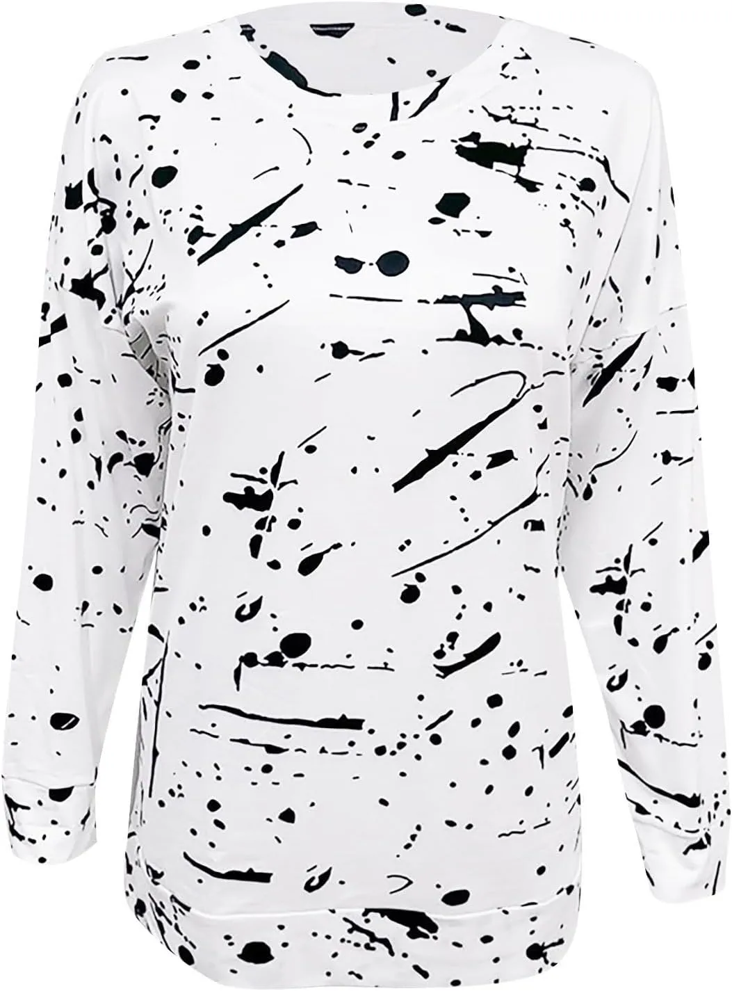Womens Oversize Sweatshirt Casual Crew Neck Sweatshirt Loose Soft Long Sleeve Pullover Tops Fall 2024