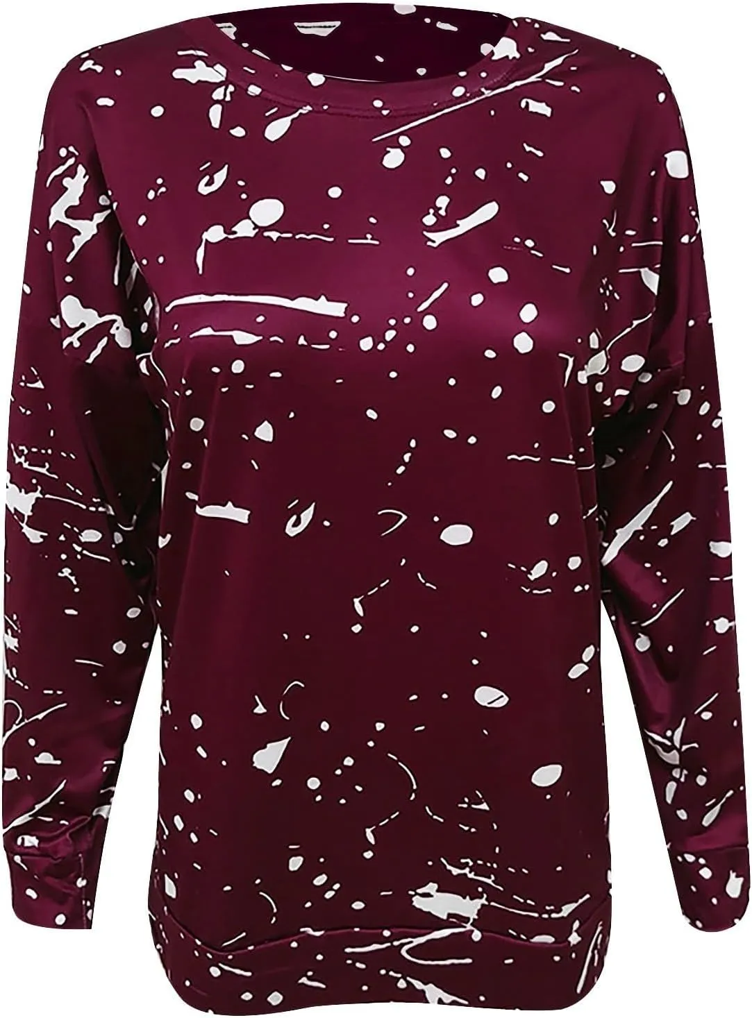 Womens Oversize Sweatshirt Casual Crew Neck Sweatshirt Loose Soft Long Sleeve Pullover Tops Fall 2024