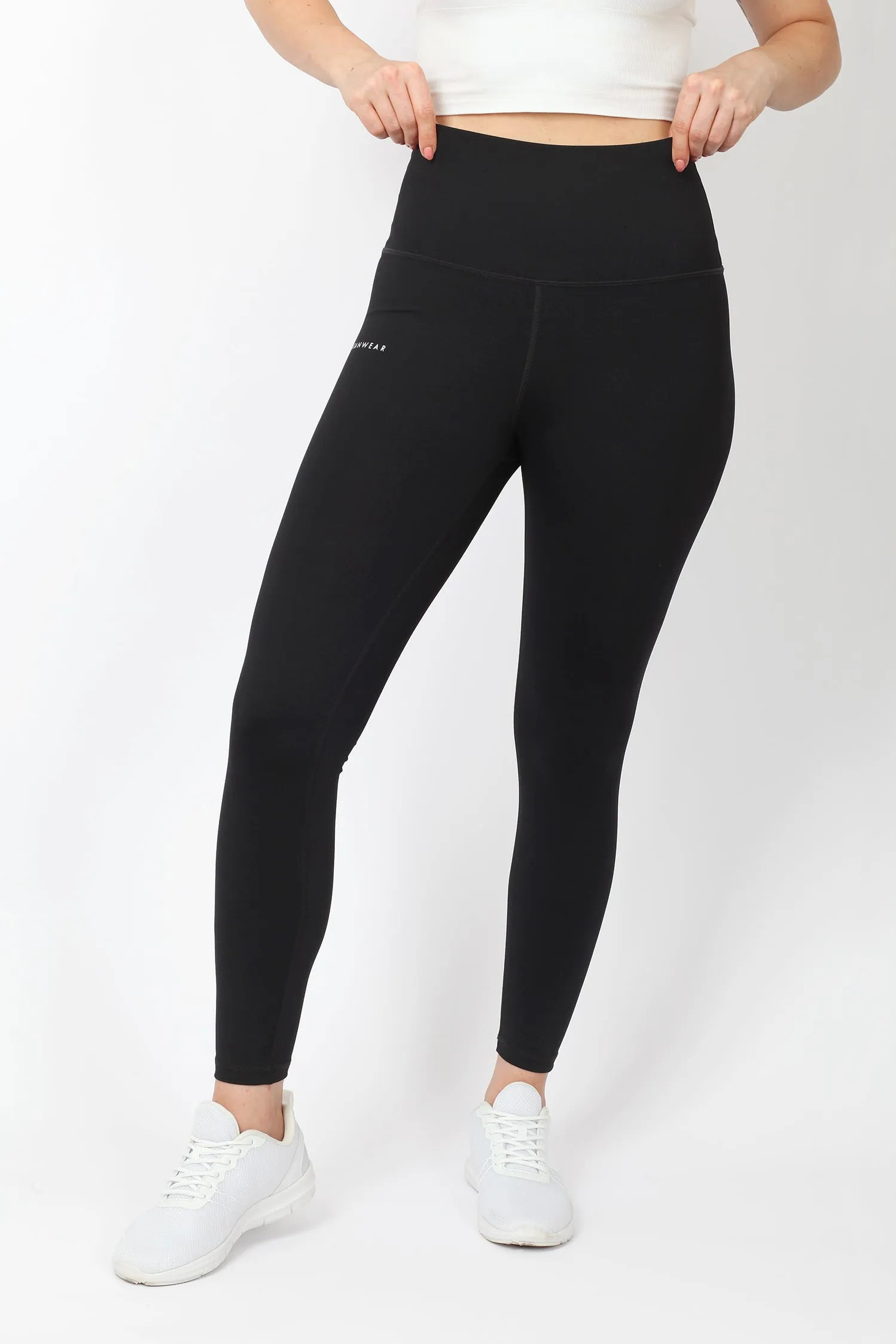 Women's Ultra High Waisted Ankle Leggings - Black