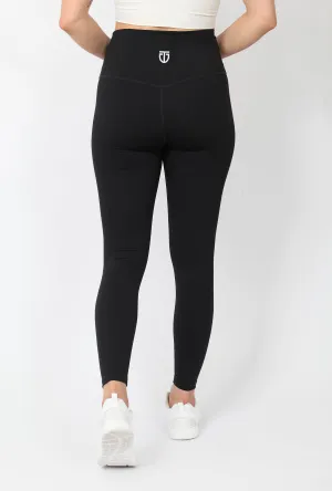 Women's Ultra High Waisted Ankle Leggings - Black