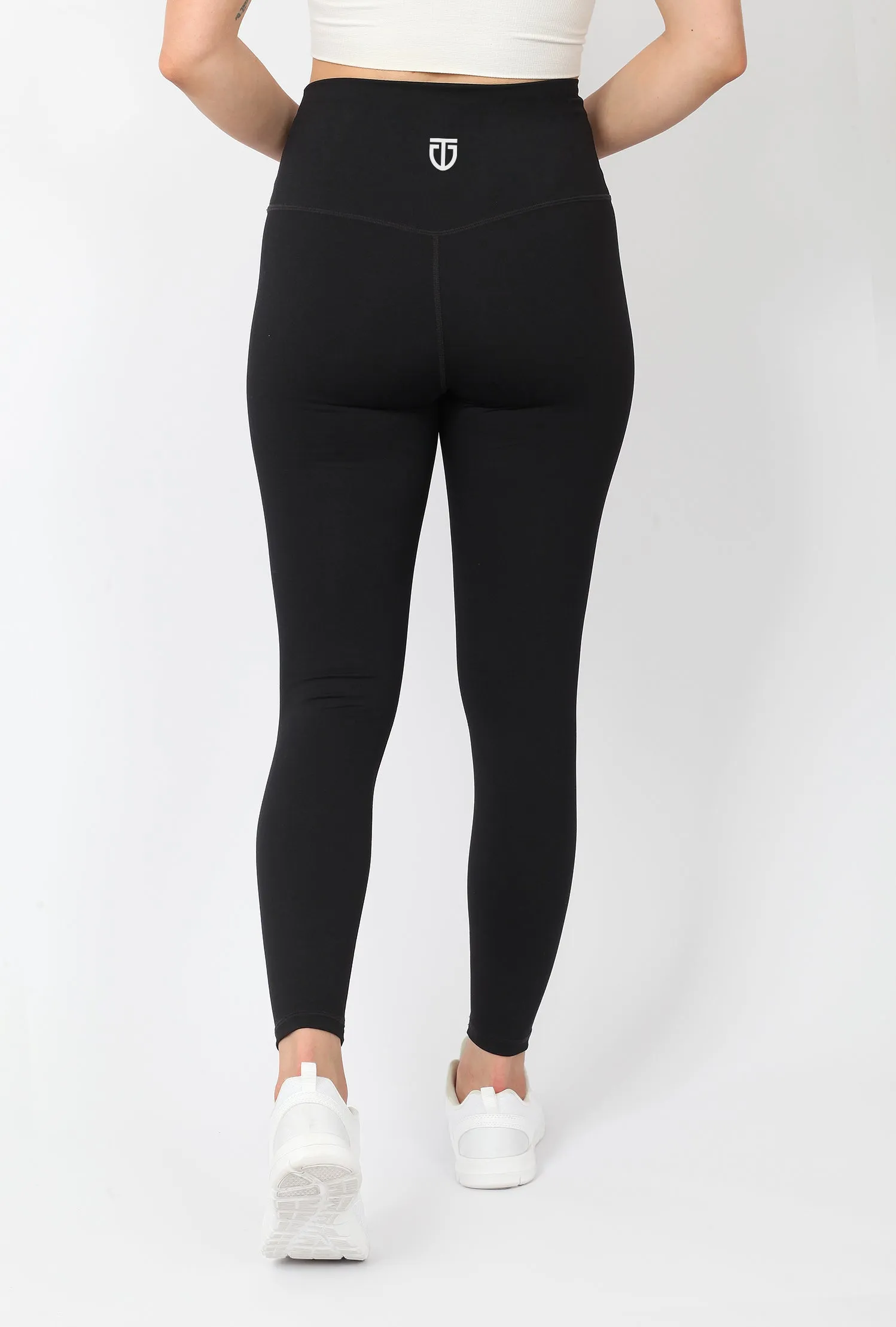 Women's Ultra High Waisted Ankle Leggings - Black