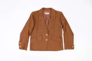 Yves Saint Laurent Rive Gauche Linen Blazer, Size M